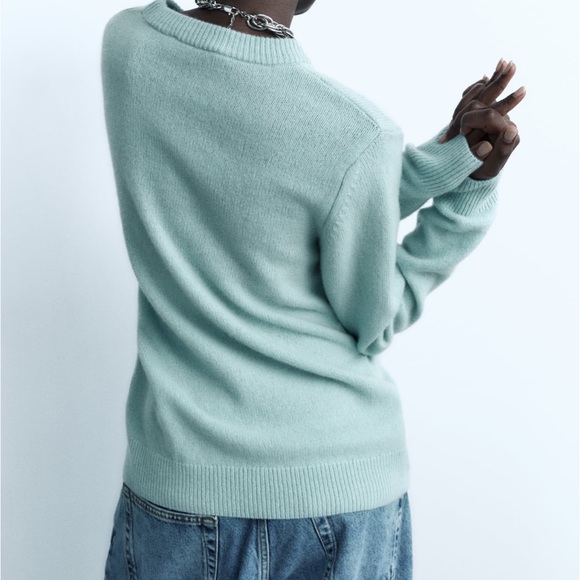 Zara Cashmere Wool Blend Knit Sweater - Picture 8 of 15